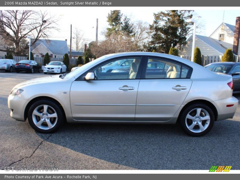 Sunlight Silver Metallic / Beige 2006 Mazda MAZDA3 i Sedan