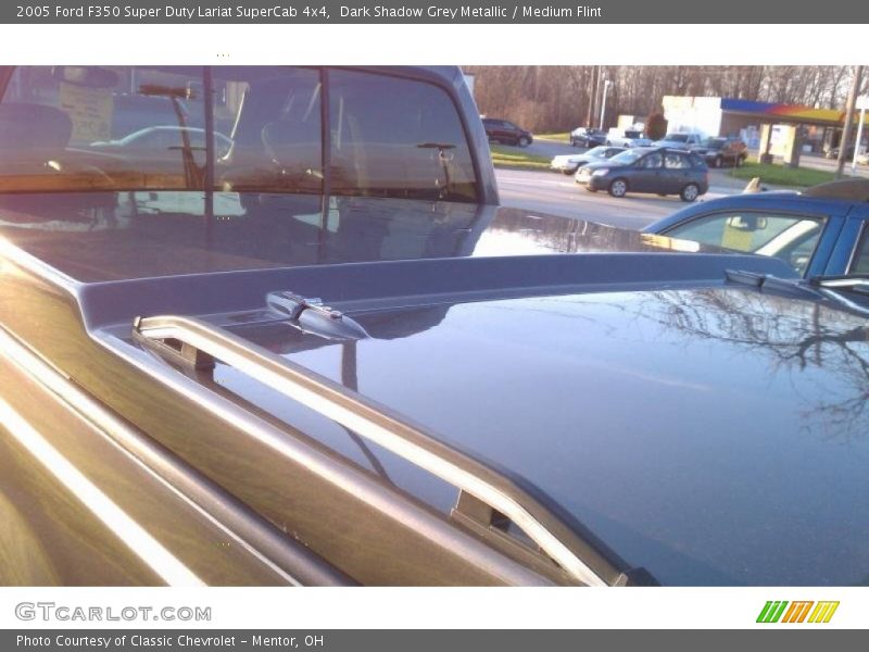 Dark Shadow Grey Metallic / Medium Flint 2005 Ford F350 Super Duty Lariat SuperCab 4x4