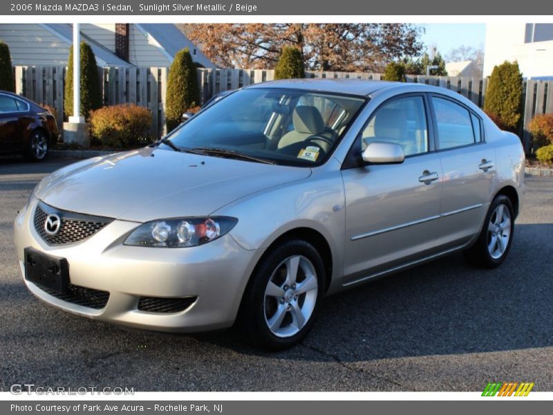 Sunlight Silver Metallic / Beige 2006 Mazda MAZDA3 i Sedan
