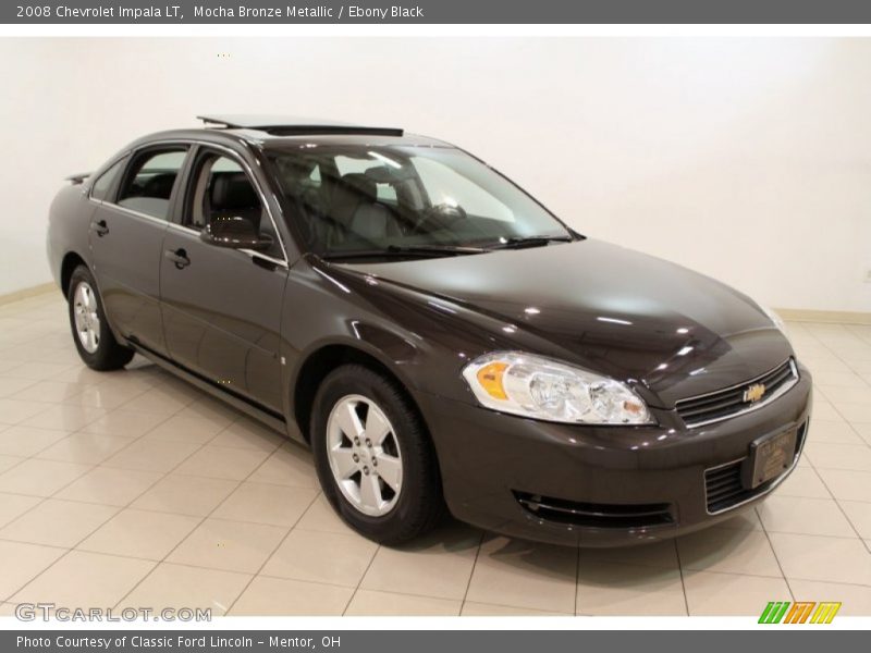 Mocha Bronze Metallic / Ebony Black 2008 Chevrolet Impala LT
