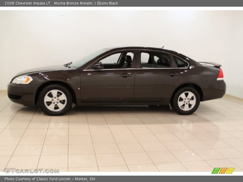 Mocha Bronze Metallic / Ebony Black 2008 Chevrolet Impala LT