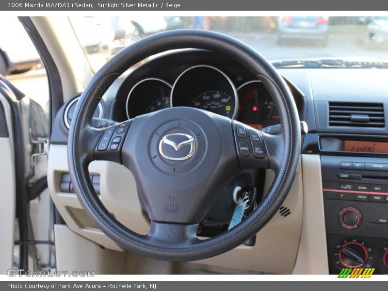 Sunlight Silver Metallic / Beige 2006 Mazda MAZDA3 i Sedan