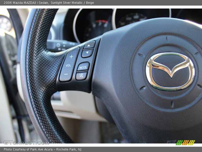 Sunlight Silver Metallic / Beige 2006 Mazda MAZDA3 i Sedan