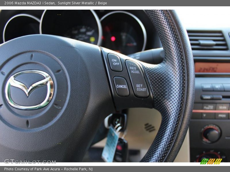 Sunlight Silver Metallic / Beige 2006 Mazda MAZDA3 i Sedan