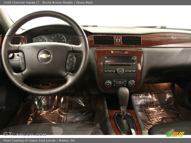 Mocha Bronze Metallic / Ebony Black 2008 Chevrolet Impala LT