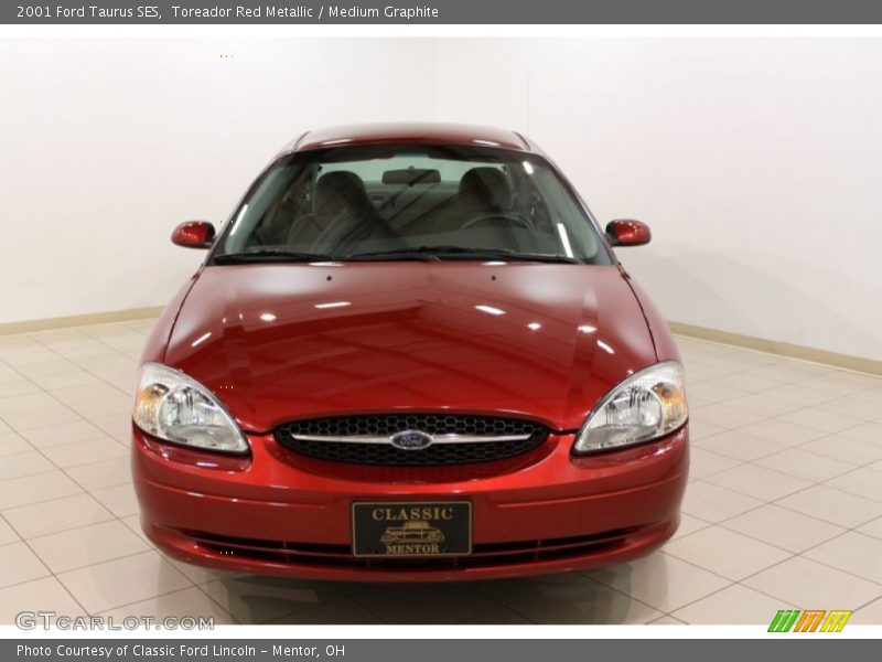Toreador Red Metallic / Medium Graphite 2001 Ford Taurus SES