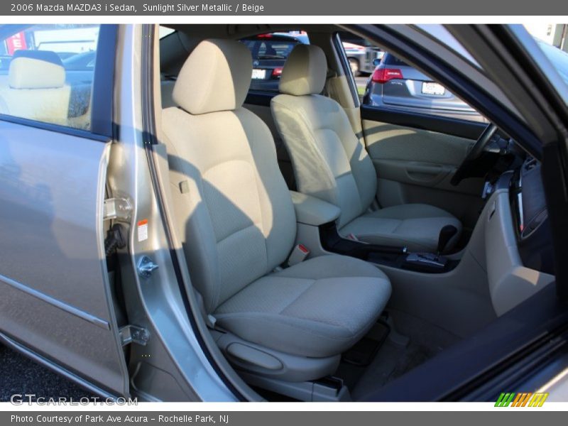 Sunlight Silver Metallic / Beige 2006 Mazda MAZDA3 i Sedan