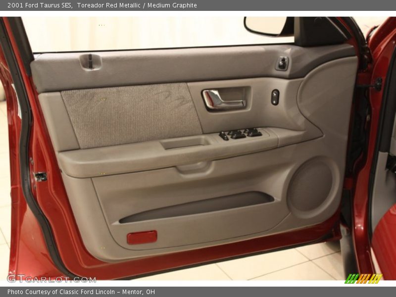 Toreador Red Metallic / Medium Graphite 2001 Ford Taurus SES