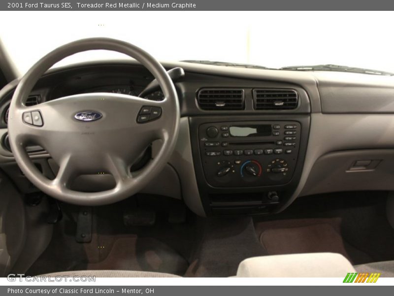 Toreador Red Metallic / Medium Graphite 2001 Ford Taurus SES