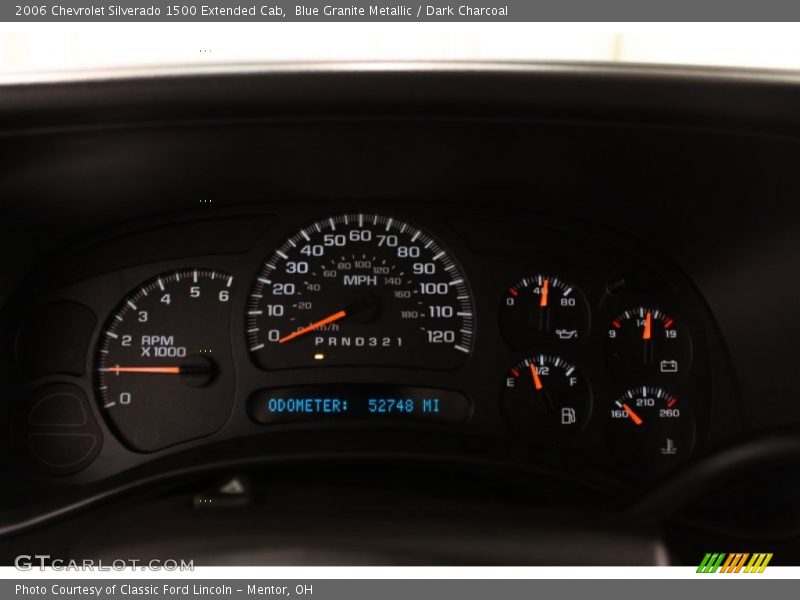  2006 Silverado 1500 Extended Cab Extended Cab Gauges