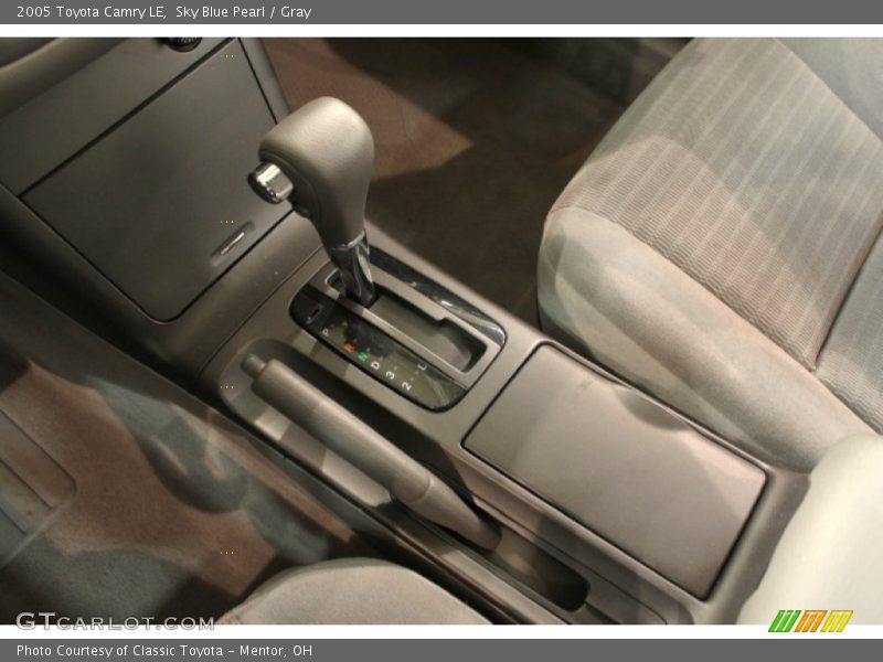 Sky Blue Pearl / Gray 2005 Toyota Camry LE