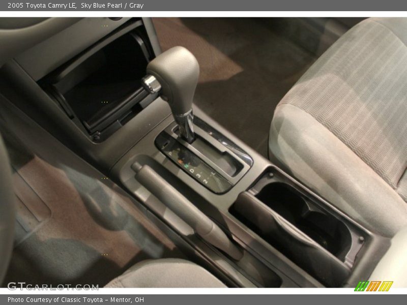 Sky Blue Pearl / Gray 2005 Toyota Camry LE