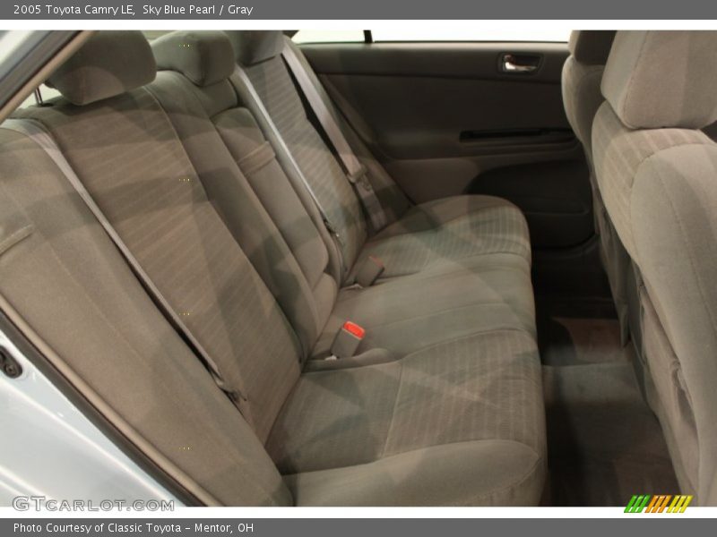 Sky Blue Pearl / Gray 2005 Toyota Camry LE