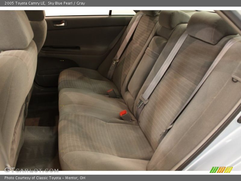 Sky Blue Pearl / Gray 2005 Toyota Camry LE