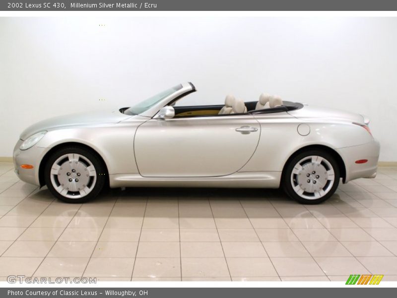 Millenium Silver Metallic / Ecru 2002 Lexus SC 430