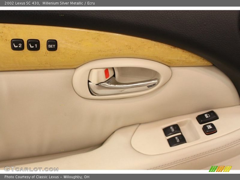 Millenium Silver Metallic / Ecru 2002 Lexus SC 430
