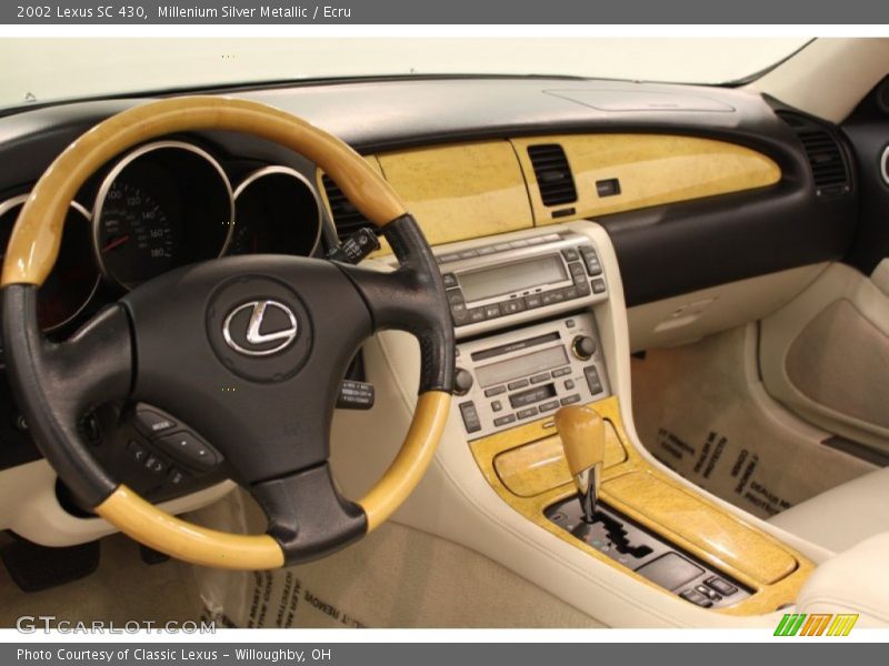 Dashboard of 2002 SC 430