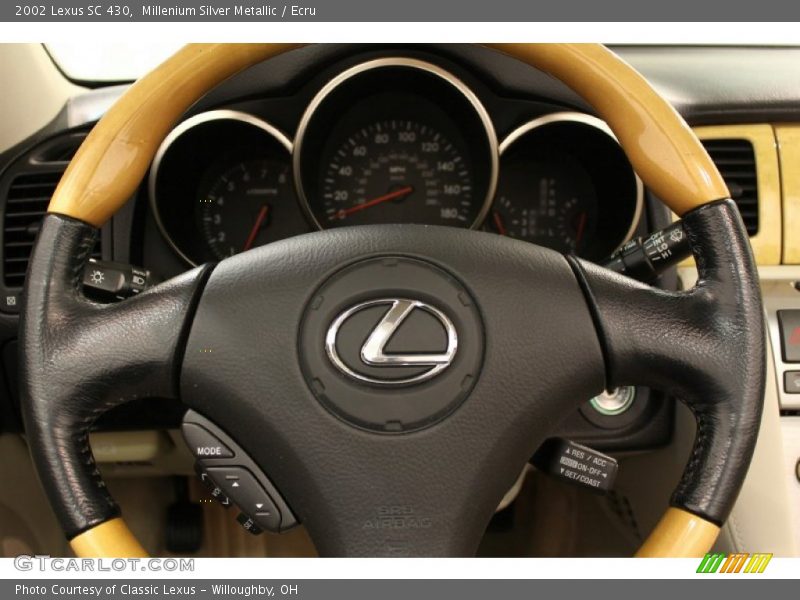 Millenium Silver Metallic / Ecru 2002 Lexus SC 430