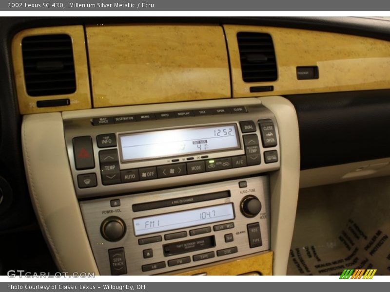 Millenium Silver Metallic / Ecru 2002 Lexus SC 430