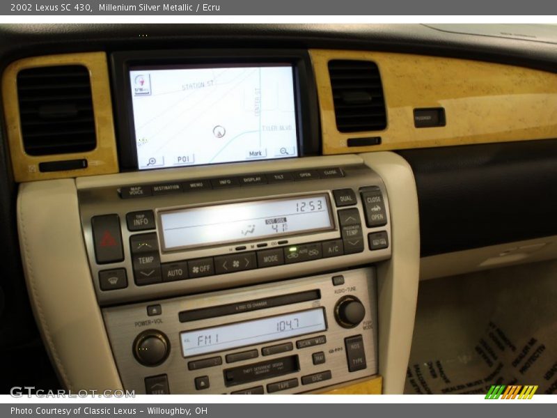 Millenium Silver Metallic / Ecru 2002 Lexus SC 430