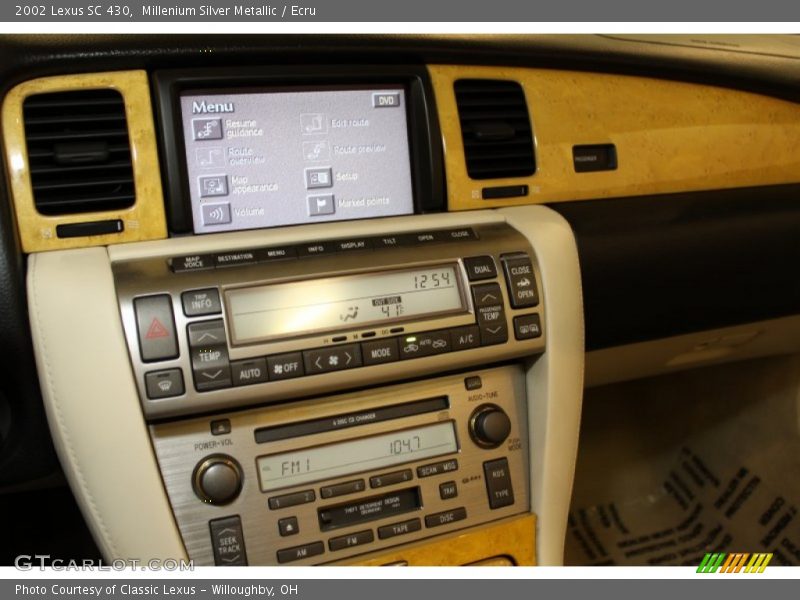 Millenium Silver Metallic / Ecru 2002 Lexus SC 430