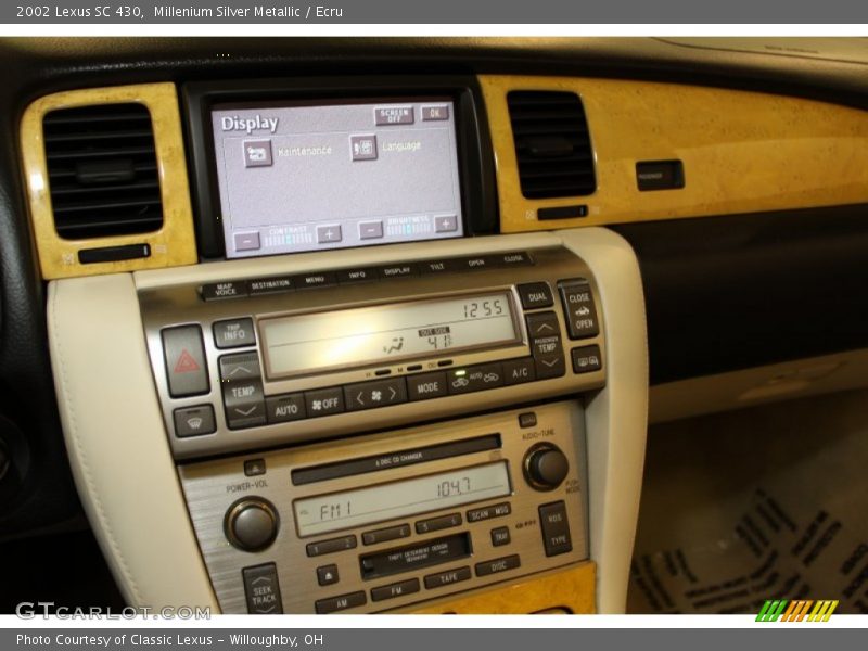 Millenium Silver Metallic / Ecru 2002 Lexus SC 430
