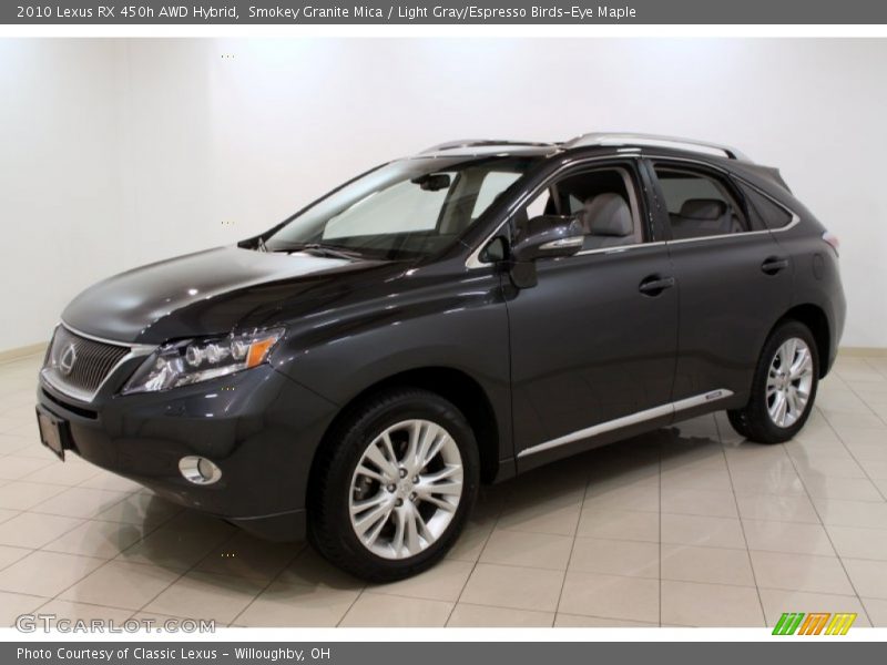 Smokey Granite Mica / Light Gray/Espresso Birds-Eye Maple 2010 Lexus RX 450h AWD Hybrid