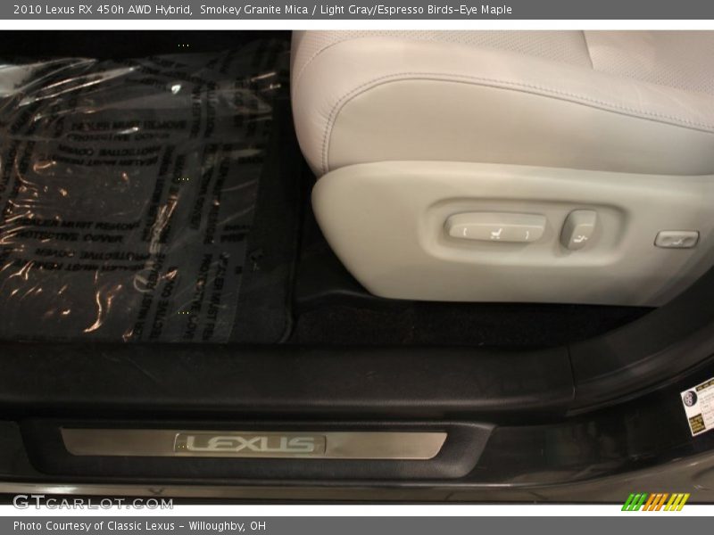 Smokey Granite Mica / Light Gray/Espresso Birds-Eye Maple 2010 Lexus RX 450h AWD Hybrid