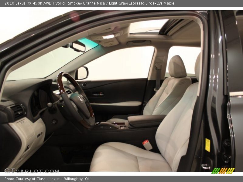 Smokey Granite Mica / Light Gray/Espresso Birds-Eye Maple 2010 Lexus RX 450h AWD Hybrid