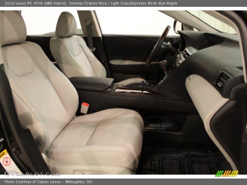 Smokey Granite Mica / Light Gray/Espresso Birds-Eye Maple 2010 Lexus RX 450h AWD Hybrid