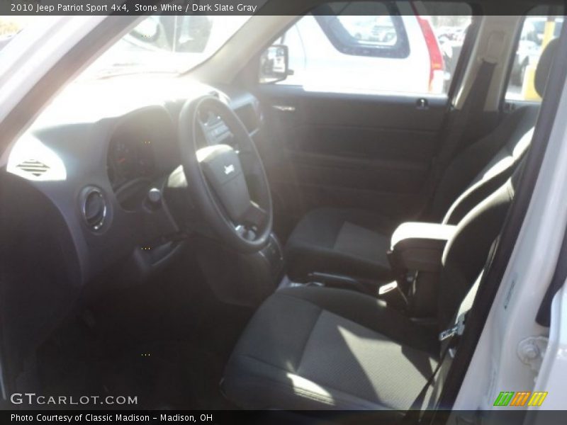 Stone White / Dark Slate Gray 2010 Jeep Patriot Sport 4x4
