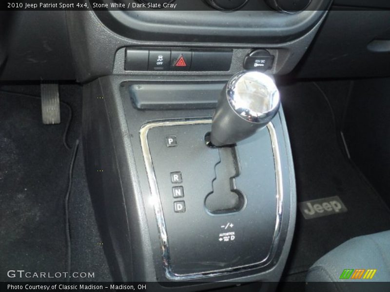 Stone White / Dark Slate Gray 2010 Jeep Patriot Sport 4x4