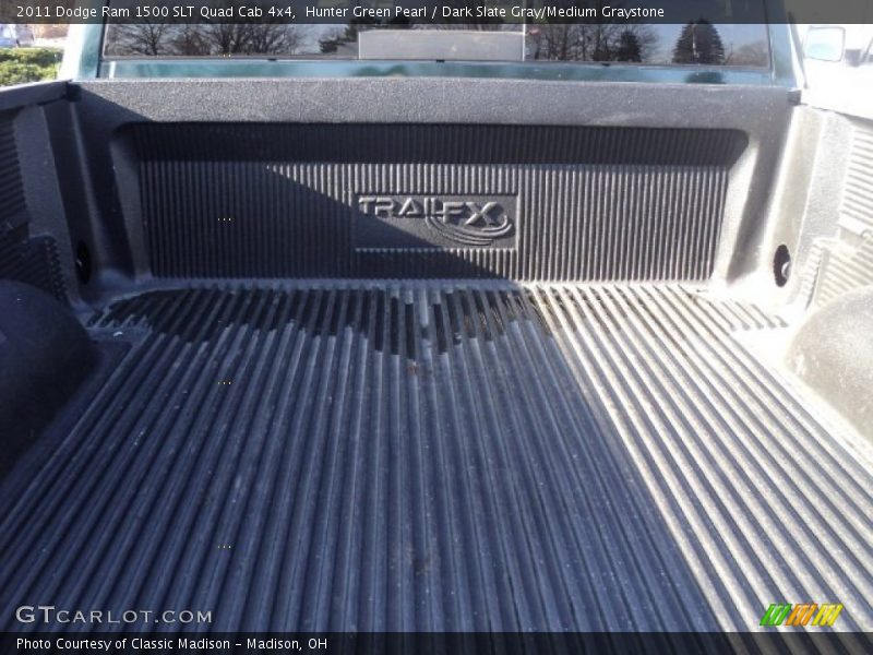 Hunter Green Pearl / Dark Slate Gray/Medium Graystone 2011 Dodge Ram 1500 SLT Quad Cab 4x4