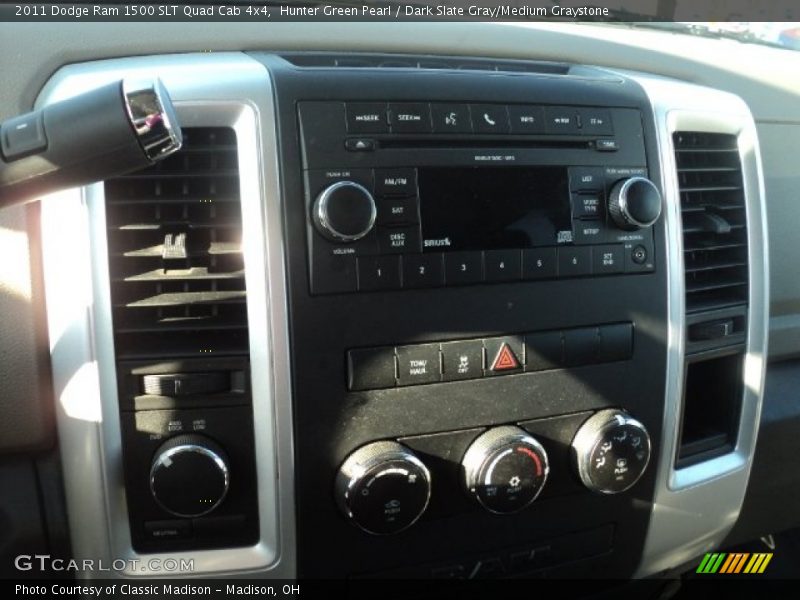Hunter Green Pearl / Dark Slate Gray/Medium Graystone 2011 Dodge Ram 1500 SLT Quad Cab 4x4