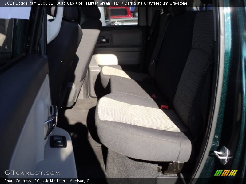 Hunter Green Pearl / Dark Slate Gray/Medium Graystone 2011 Dodge Ram 1500 SLT Quad Cab 4x4