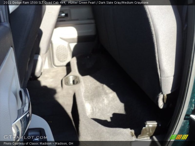 Hunter Green Pearl / Dark Slate Gray/Medium Graystone 2011 Dodge Ram 1500 SLT Quad Cab 4x4