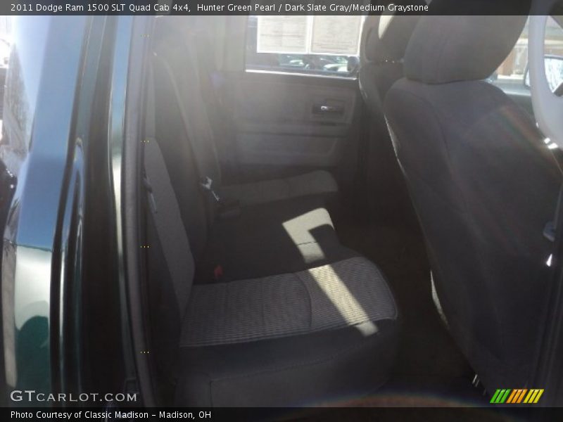 Hunter Green Pearl / Dark Slate Gray/Medium Graystone 2011 Dodge Ram 1500 SLT Quad Cab 4x4