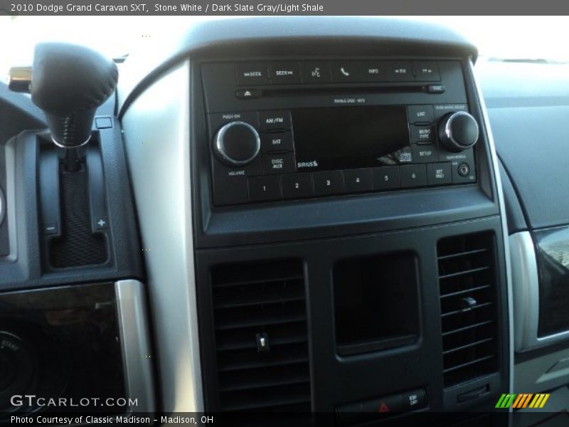 Stone White / Dark Slate Gray/Light Shale 2010 Dodge Grand Caravan SXT