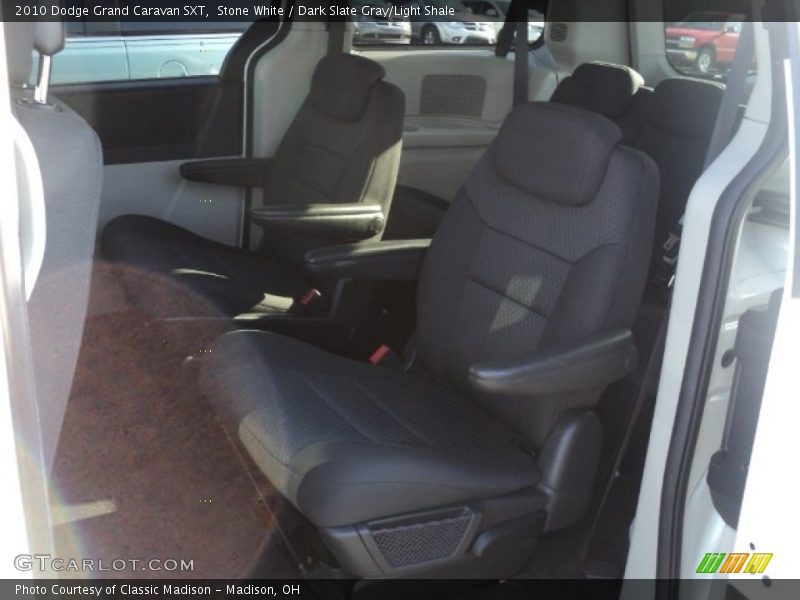 Stone White / Dark Slate Gray/Light Shale 2010 Dodge Grand Caravan SXT