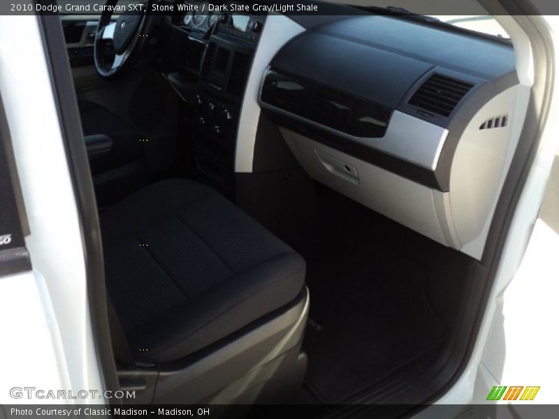 Stone White / Dark Slate Gray/Light Shale 2010 Dodge Grand Caravan SXT