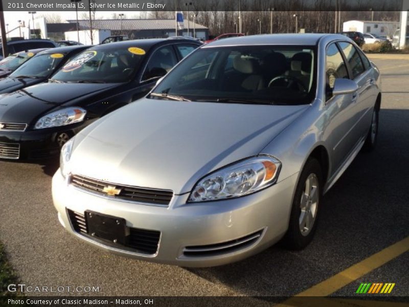 Silver Ice Metallic / Ebony 2011 Chevrolet Impala LS