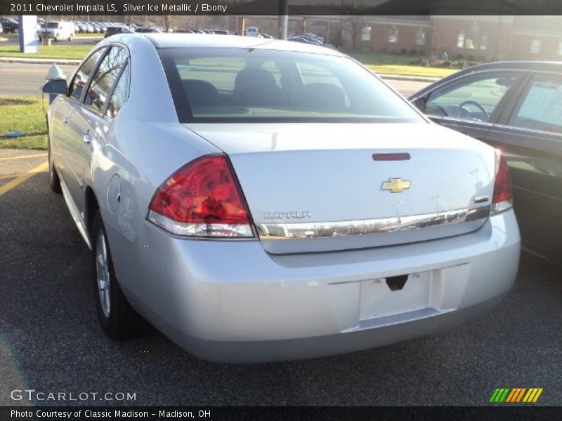 Silver Ice Metallic / Ebony 2011 Chevrolet Impala LS
