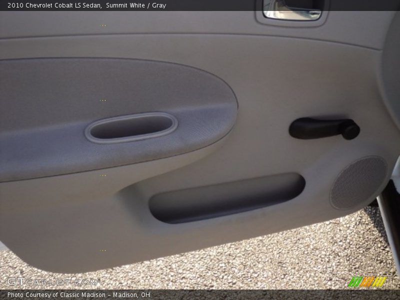 Summit White / Gray 2010 Chevrolet Cobalt LS Sedan
