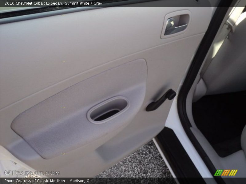 Summit White / Gray 2010 Chevrolet Cobalt LS Sedan