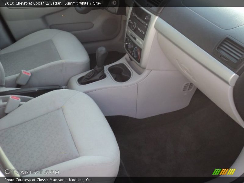 Summit White / Gray 2010 Chevrolet Cobalt LS Sedan