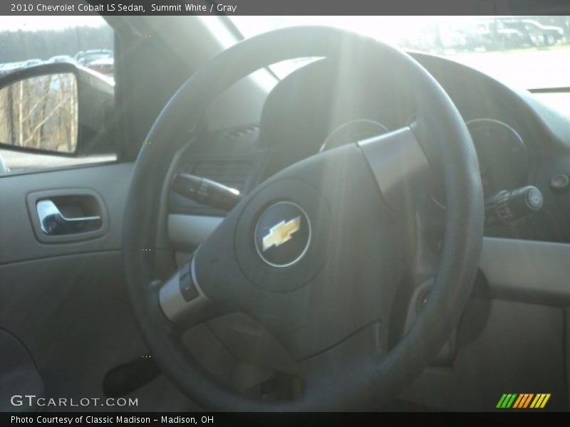 Summit White / Gray 2010 Chevrolet Cobalt LS Sedan