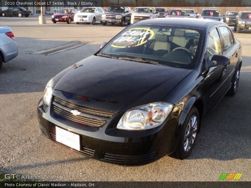 Black / Ebony 2010 Chevrolet Cobalt LT Sedan