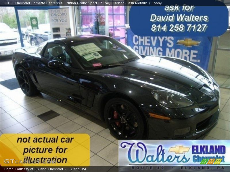 Carbon Flash Metallic / Ebony 2012 Chevrolet Corvette Centennial Edition Grand Sport Coupe