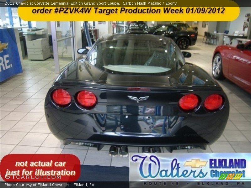 Carbon Flash Metallic / Ebony 2012 Chevrolet Corvette Centennial Edition Grand Sport Coupe