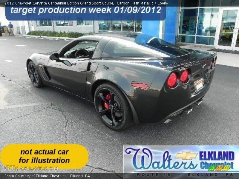 Carbon Flash Metallic / Ebony 2012 Chevrolet Corvette Centennial Edition Grand Sport Coupe